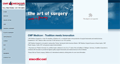 Desktop Screenshot of cmfmedicon.com